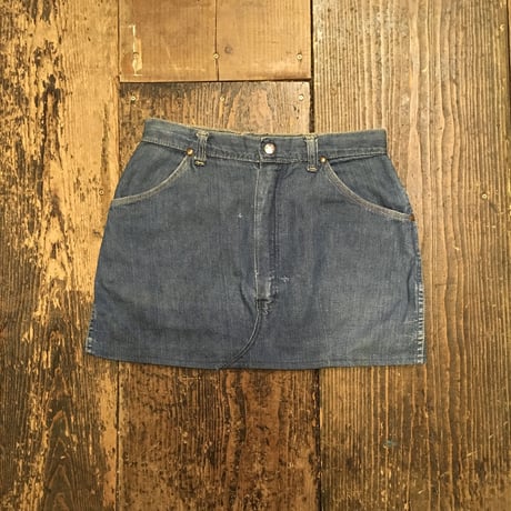 [USED] vintage Wrangler DENIM MINI SKIRT