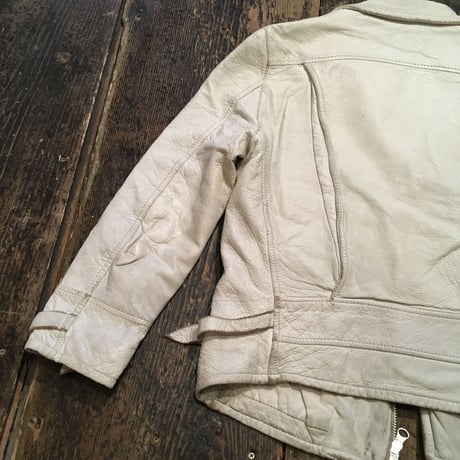 [USED] ホワイト ライダースJKT
