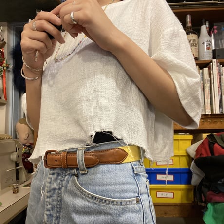 [USED] American apparel イエローのベルト