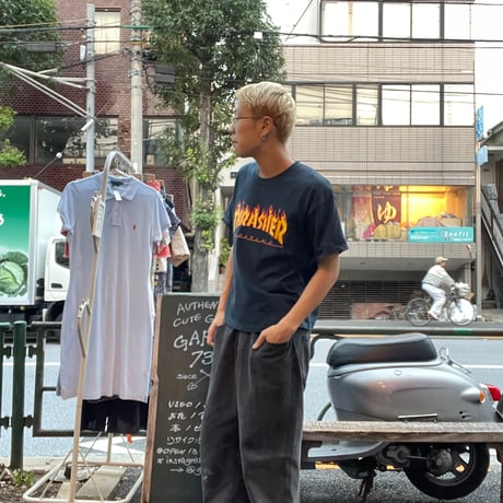 [USED] THRASHER FIRE LOGO-Tee