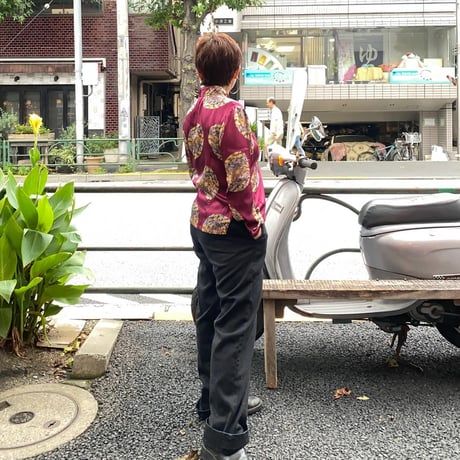 [USED] SILK チャイナシャツ