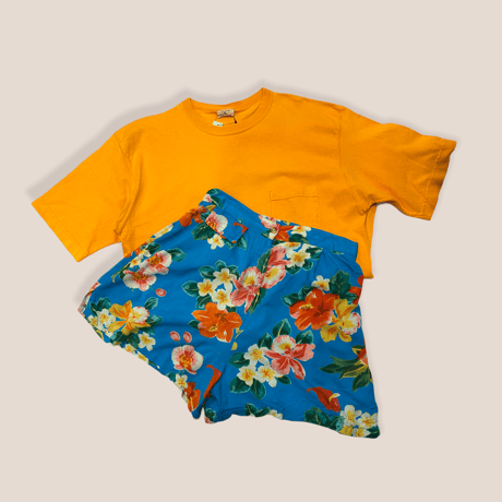 [USED] ハイビスカス柄🌺Shorts