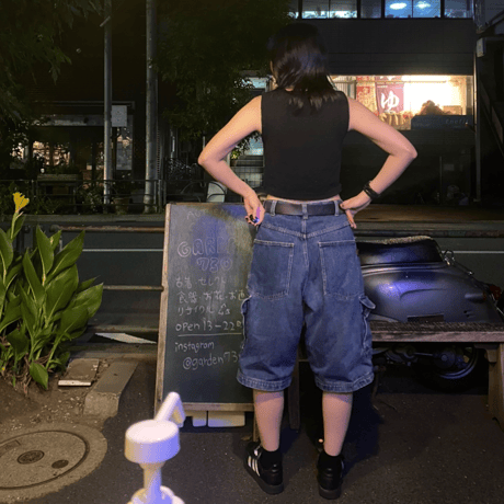 [USED] デニム地ペインターShorts