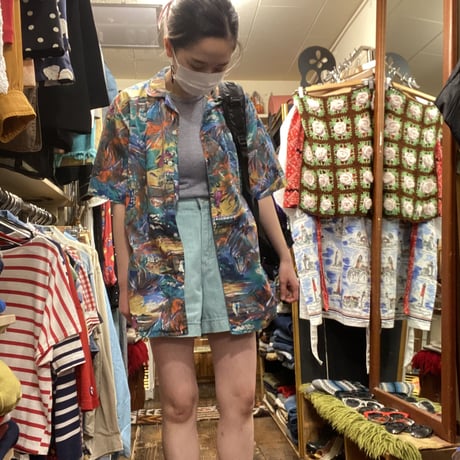 [USED]総柄オープンカラーシャツ🌴