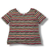 [USED]colorfulボーダーTee
