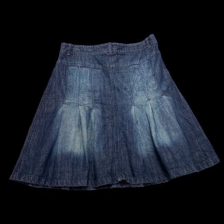 [USED] OLD Denim プリーツskirt