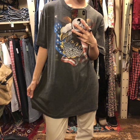 [USED]  90's HARLEY DAVIDSON EAGLE Tee