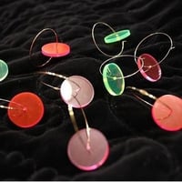 [BENICOTOY] クリア サークル  ピアス
