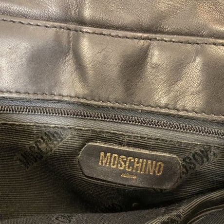[USED] MOSCHINO レザーチェーンバッグ