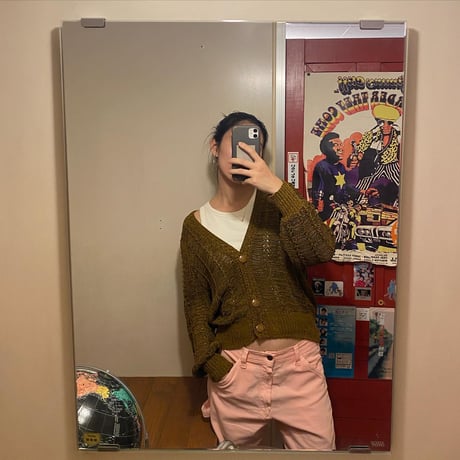 [USED] Gung Ho PINK💗コーデュロイペインター パンツ