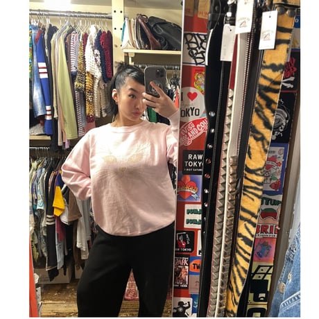 [USED]”Hanes Her Way＂ 猫ちゃん SWEAT ♡
