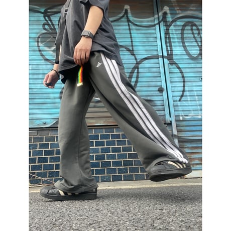 [USED] '08 adidas トラック パンツ GREY 40×25inch