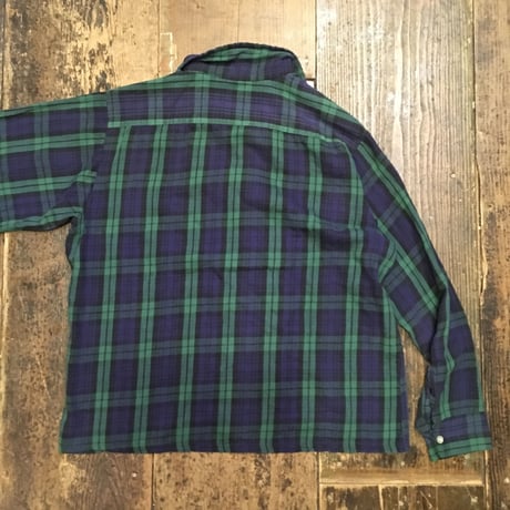 [USED] 60's vintage 筆記体 L.L.Bean COTTON CHECK SHIRTS