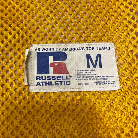 [USED] OLD RUSSELL MESH FOOTBALL  tee