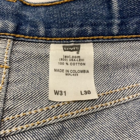 [USED] Levis 501 CUTOFF DENIM / W31
