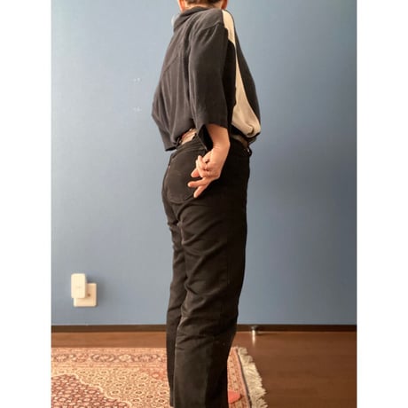 [USED] Two-tone SILK 開襟シャツ  🖤