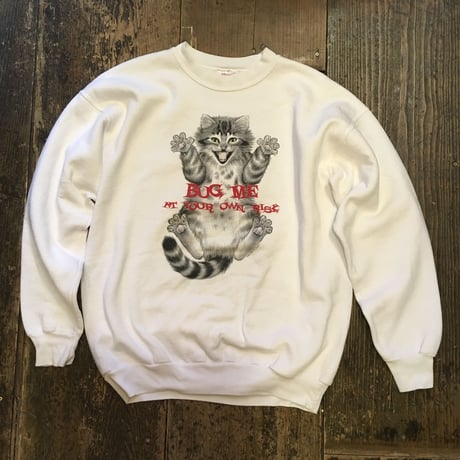 [USED] ネコちゃんプリント SWEAT