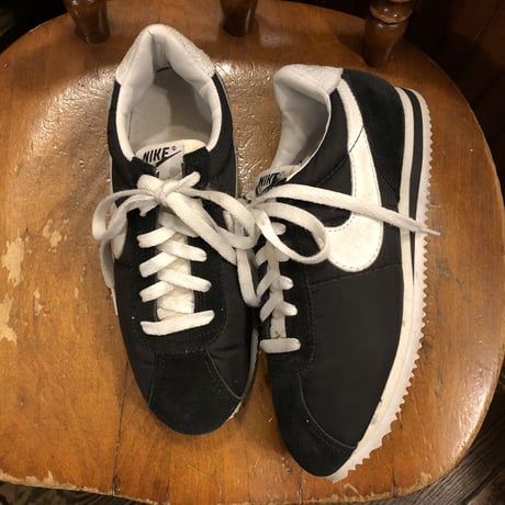 [USED] '97 NIKE  NYLON CORTEZ  BLK /WHT