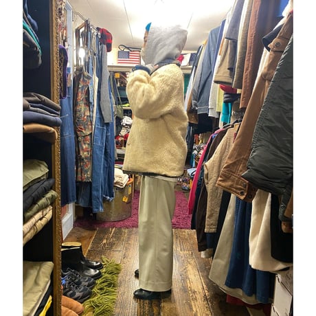 [USED] FRENCH vintage WOOL / 裏ボア コーチJKT