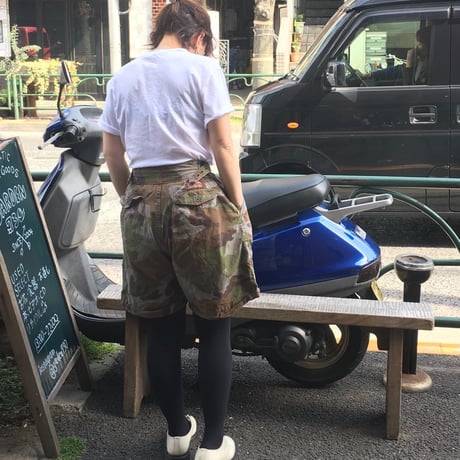 [USED]迷彩柄キュロット
