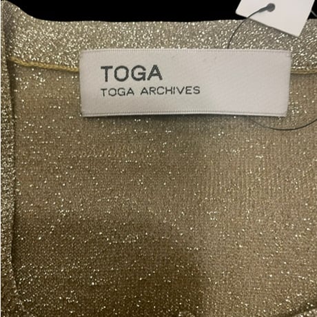 [USED] TOGA ショート丈ラメラメカーディガン ✨