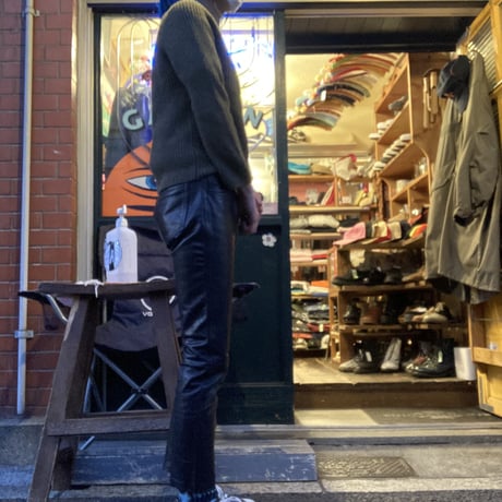 [USED] アニエスb レザーパンツ