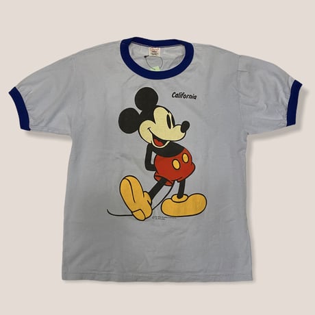 [USED] made in U.S.A. Mickey トリムTee💙