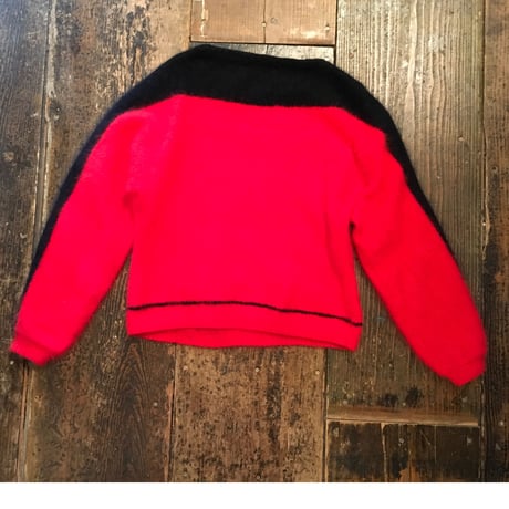 [USED] RED×BLACK モヘアニット