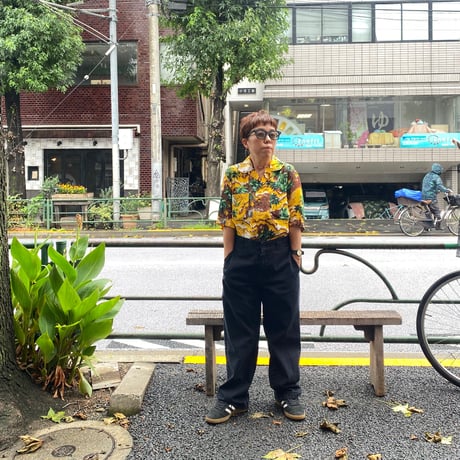 [USED] 渋め レーヨン アロハシャツ🌺
