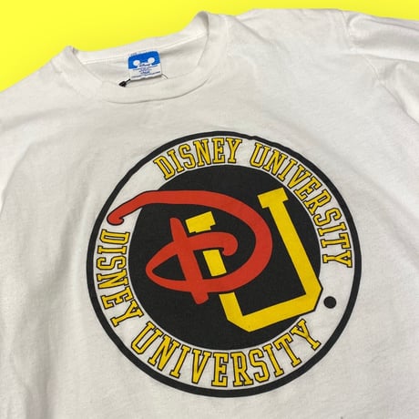 [USED] 80's "Disney University" PRINT TEE
