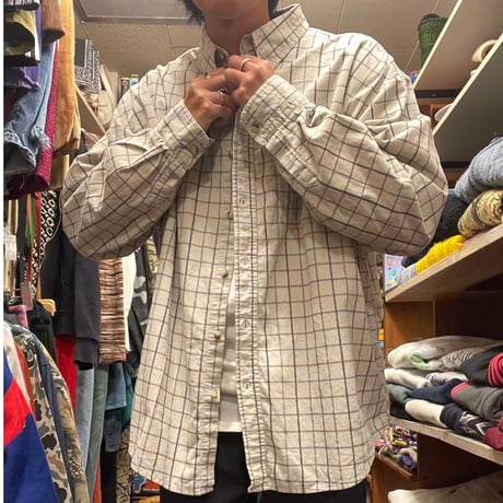 [USED] CORDUROY PLAID BD SHIRT