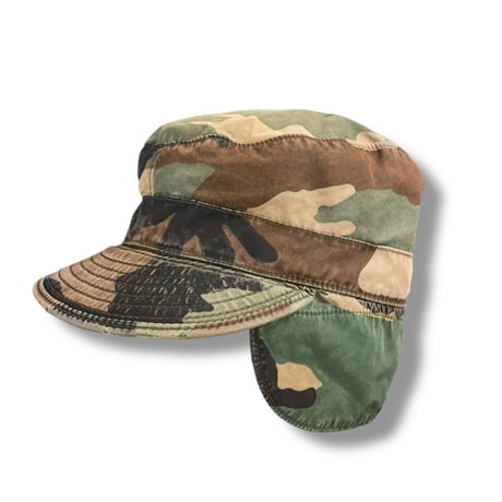 [USED] US CAMO 耳付きCAP