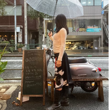 [USED]薄手リブニット