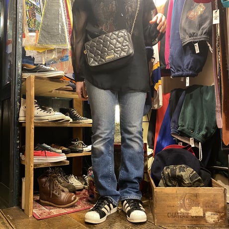 [USED] MOSCHINO レザーチェーンバッグ