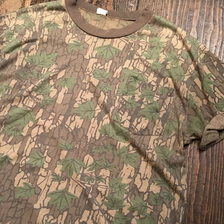 [USED] TREBARK迷彩柄 ポケットTee