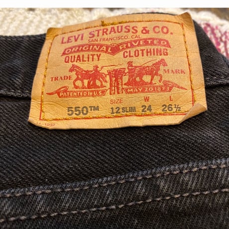 [USED] Levis 550 BLACK