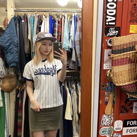[USED] "American Apparel" KHAKIタイトスカート♡