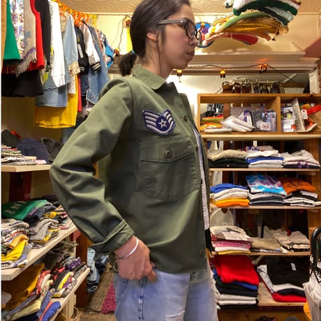 [USED] US ARMY ファティーグシャツ ReSIZE!