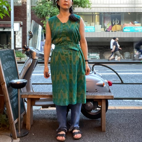 [USED] Greenノースリーブワンピース