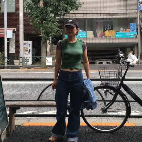 [USED] おへそチラリ♡サマーニット