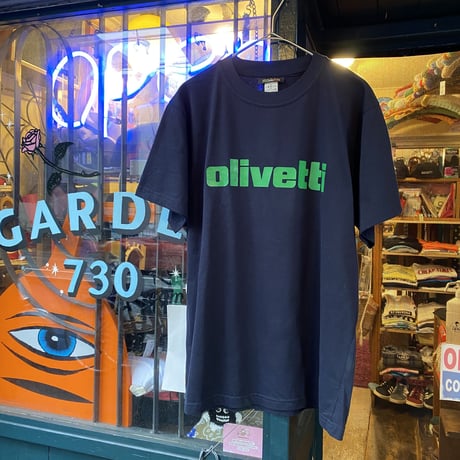[USED] made in ITALY "olivetti" Tee💚