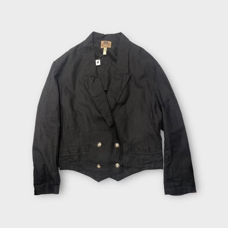 [USED] linen/cottonSHORT JACKET♡
