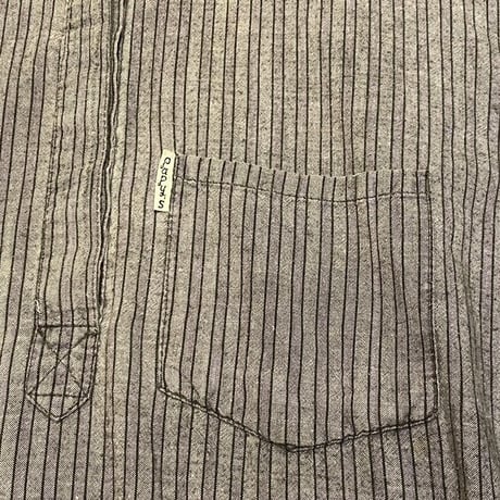 [USED] ストライプコットンSHIRTS / BIGサイズ