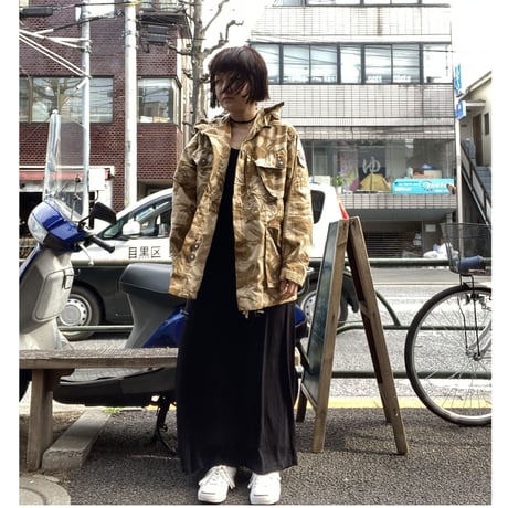 [USED] 黒ノースリーブワンピ