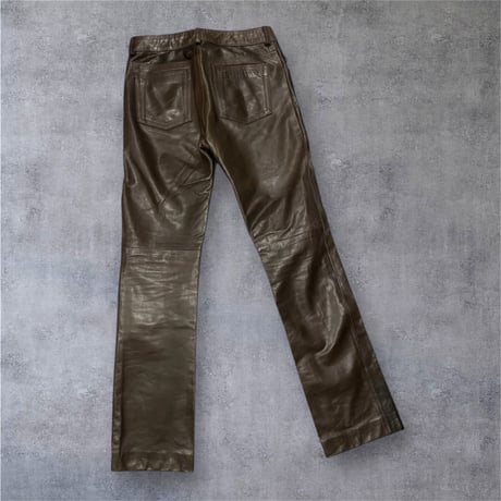 [USED] Real Leather スキニーPANTS