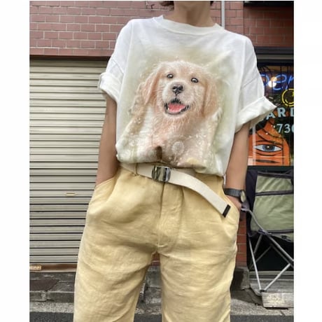 [USED]犬ほっこりプリント Tee 🐶