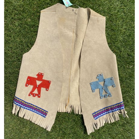 [USED] KIDS♡ vintage SUEDE VEST