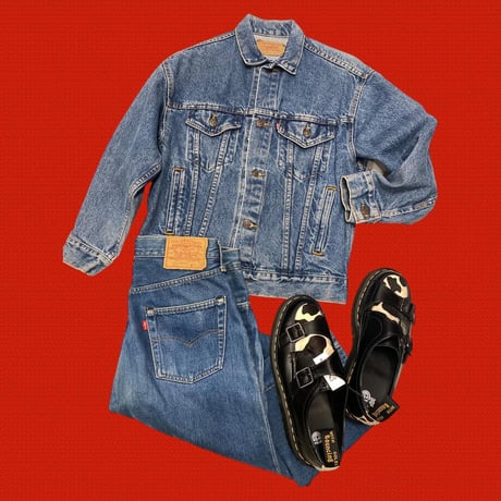 [USED] 80~90's Levis 57508 Gジャン