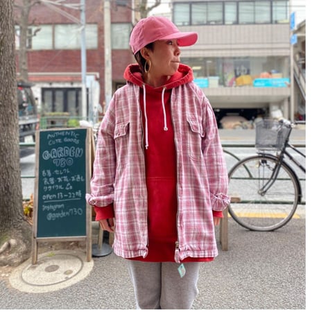 [USED] チェック❤️COTTONブルゾン