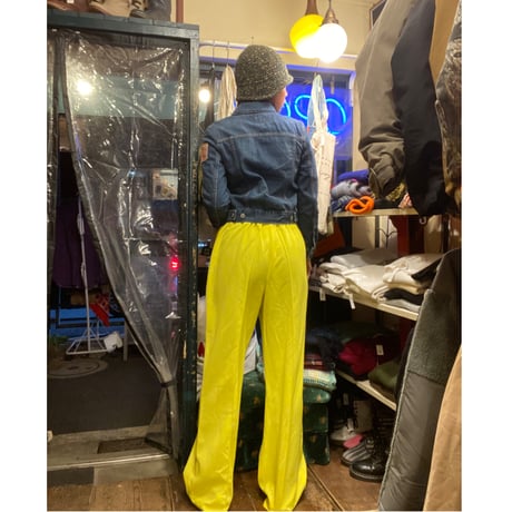 [USED]YELLOE🟨タックパンツ